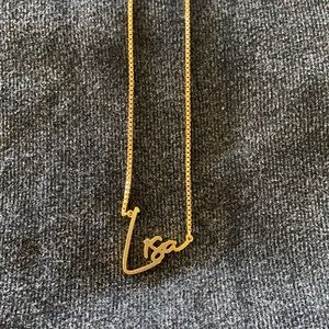 Gold LISA necklace